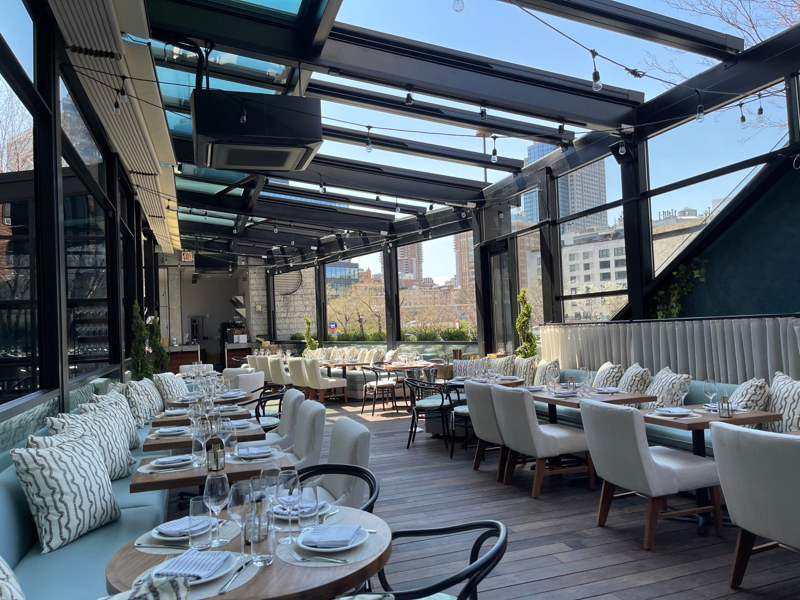 Installed railing system