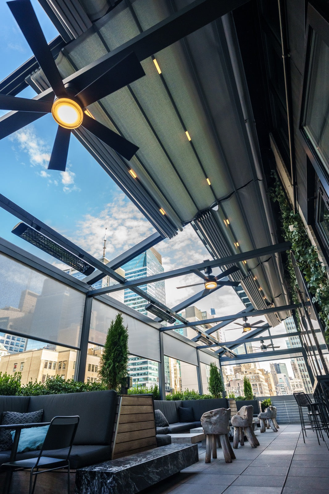 Installed railing system